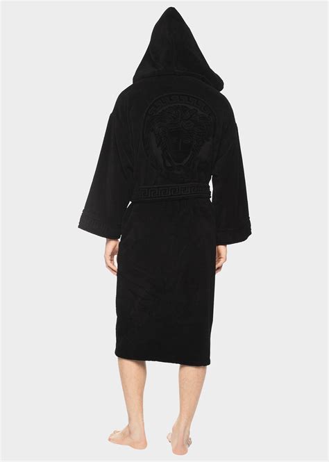 hooded Versace robe